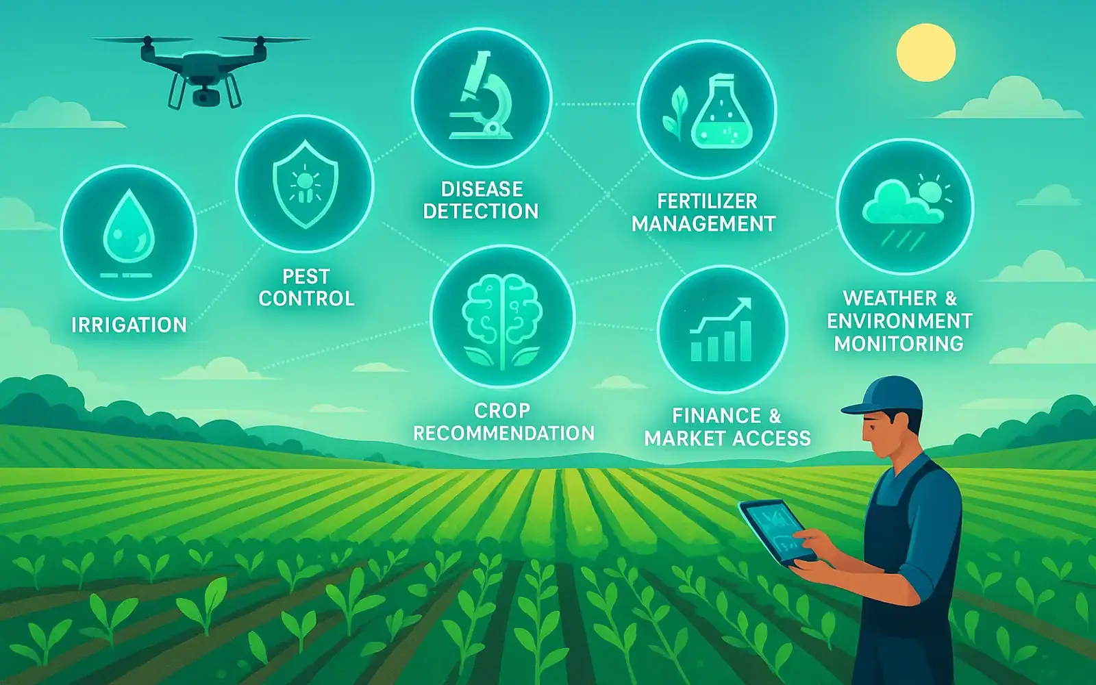 Unified Agricultural Platform — Multi-agent AI for farmers, lenders, and policymakers.